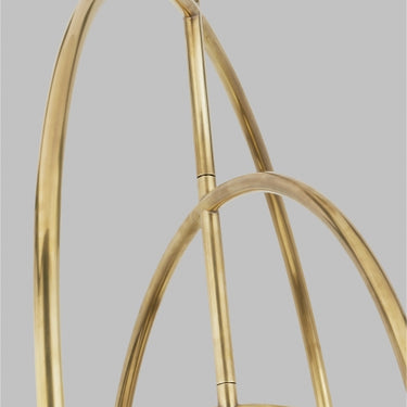 Tech Lighting Calumn 6 Light Chandelier with stunning glass shades