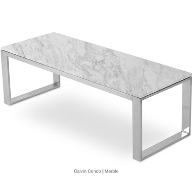 Calvin Marble Condo Coffee Table by SohoConcept - New