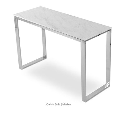 Calvin Marble Console Sofa Table by SohoConcept - New