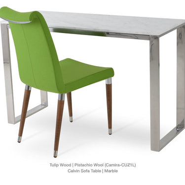 Calvin Marble Console Sofa Table by SohoConcept - New