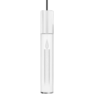 Blackjack Hanging Candle Light – LED Pendant for Dining & Entryway in White Finish with Clear Acrylic