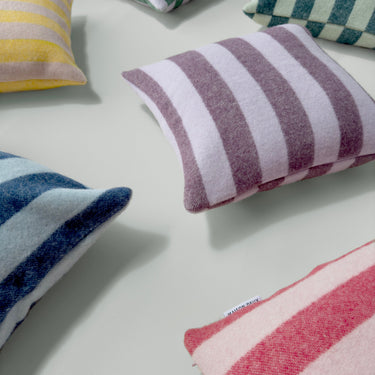 Pink & Cherry Candy Wrap Cushion Cover by Maison Deux, photo 3