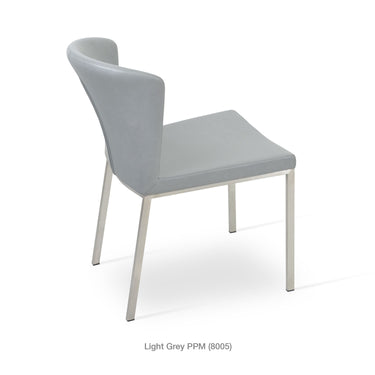 Capri Metal Chair Leather by SohoConcept - New