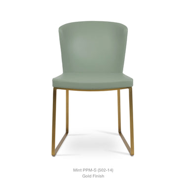 Capri Sled Chair Leather by SohoConcept - New
