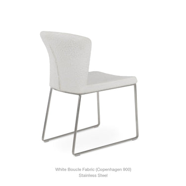 Capri Sled Chair Fabric by SohoConcept - New