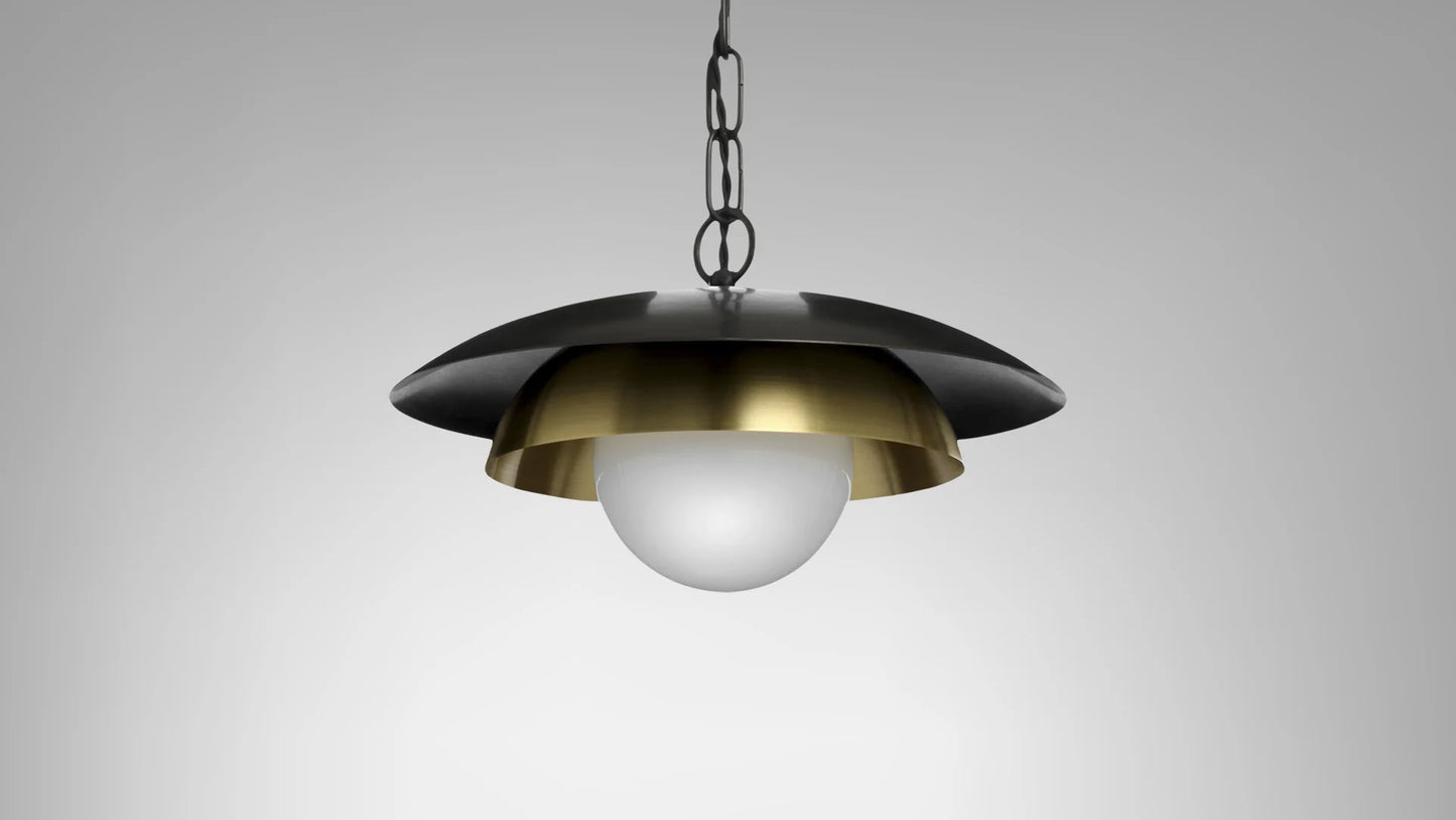 Carapace Chain Pendant by CTO Lighting