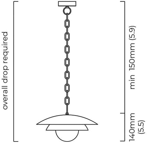 Carapace Chain Pendant by CTO Lighting