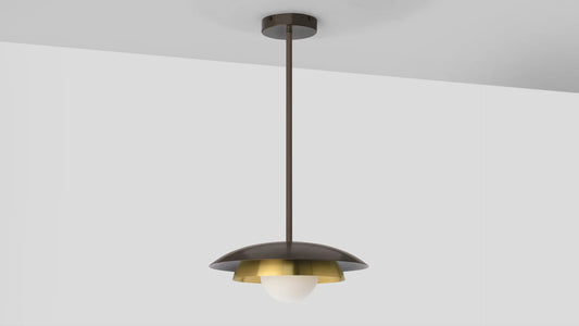 Carapace Drop Rod Pendant by CTO Lighting