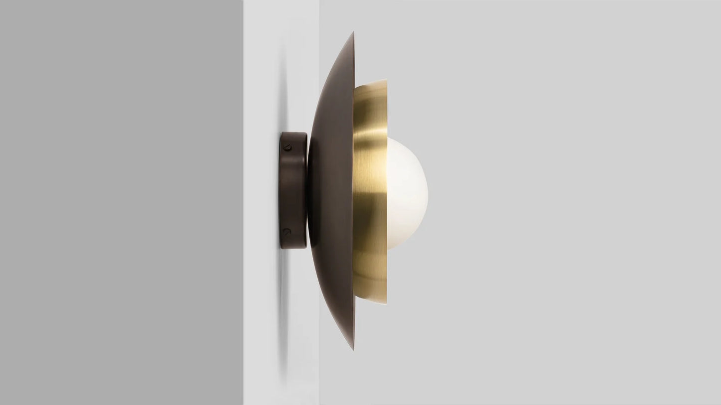 Carapace Wall Sconce by CTO Lighting