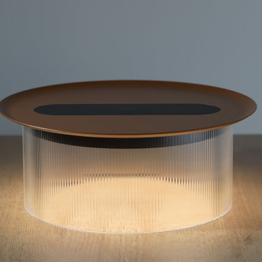 Carousel Table Small by Pablo Designs – LED with Wireless-Charging Tray
