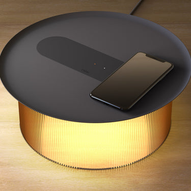 Carousel Small LED Table Lamp with Wireless Charging Tray by Pablo Designs - image 7