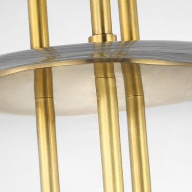 Large Contemporary Brass Pendant Light | Cathedral Design by Sean Lavin