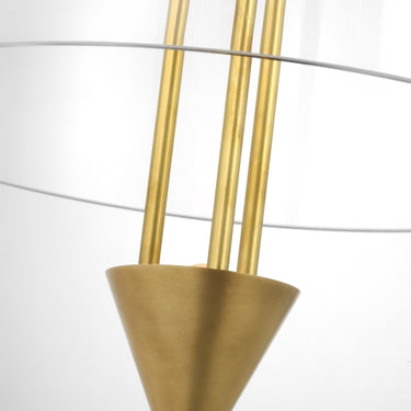 Cathedral Large Pendant Light | Dimmable LED Kitchen Island Lighting, Natural Brass
