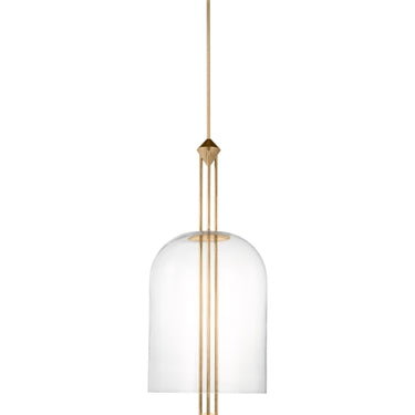 Cathedral Pendant Light: Modern Hand-Blown Glass Chandelier