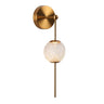 Glam Brass LED Wall Light - Cenlindes 1-Light Globe Sconce 