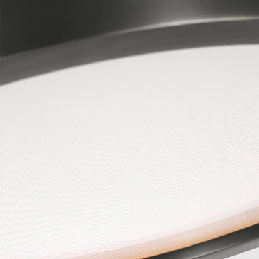 Cerne dark bronze round ceiling light, dimmable LED, modern minimalist design