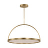 Cerne 36" round LED chandelier by Kelly Wearstler for modern residential & commercial spaces.