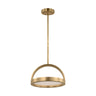 Kelly Wearstler Cerne Medium Pendant Light, 12 inch, Natural Brass finish