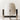 Stainless steel Cesta Metalica lamp with white opal glass globe