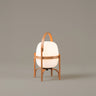 Cestita Batería Portable Table Lamp by Santa & Cole with cherry wood frame