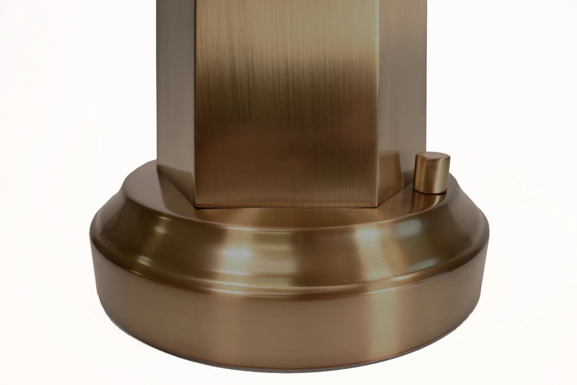 Modern Lantern Dark Brass Lamp