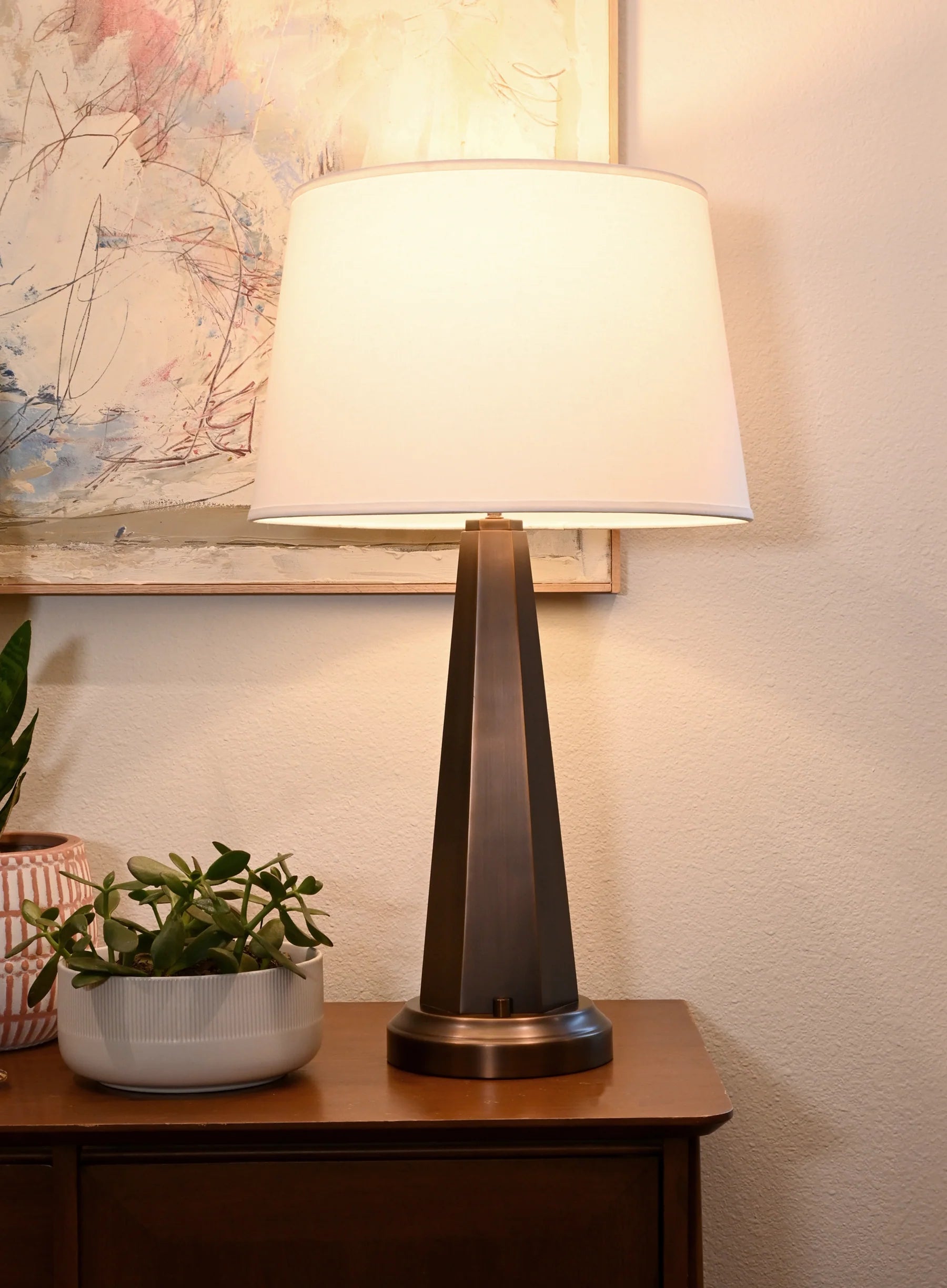 Table Lamp with Dark Brass | Hospitality Lighting