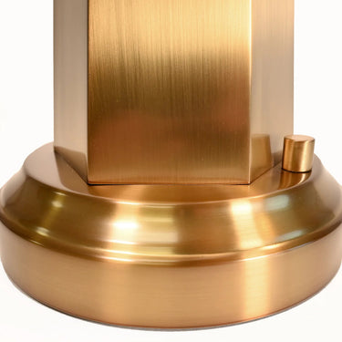 Chaplan Cordless Table Lamp in antique brass for modern and classic décor