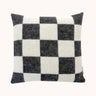 Black & White Checkerboard Cushion Cover by Maison Deux, photo 1