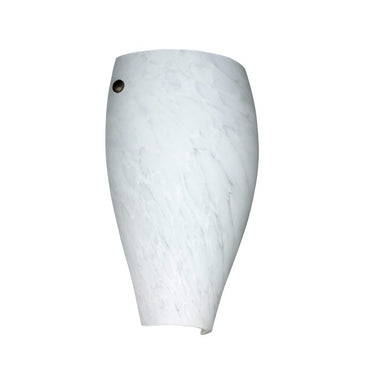 Carrera hand-blown glass shade showcasing natural color variation and texture