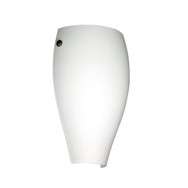 Besa Opal Matte blown glass shade providing smooth, diffused illumination