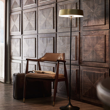 Seed Design China LED Floor Lamp Gold