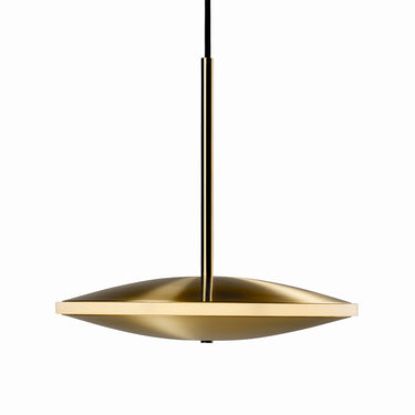Graypants Chrona Horizontal | Round Brass Accent Light with Warm White LED for Hotels & Office