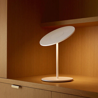 Circa Table Lamp by Pablo Designs – Tilting LED Disc with USB Port