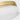 Visual Comfort Modern Cirque natural brass flush mount, 2700K warm LED, IP65 waterproof, close-up of brass patina