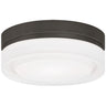 Antique bronze small round flush mount ceiling light, 6 inch diameter, LED dimmable