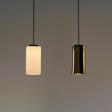 Cirio Circular S pendant light with porcelain shades and dimmable LEDs