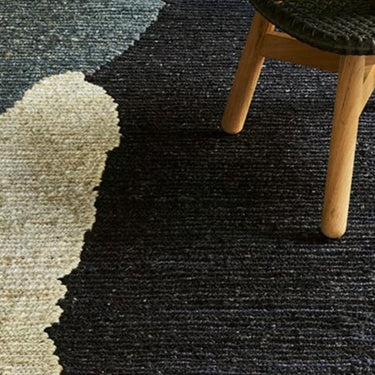 Clair Obscur hemp rug, full view