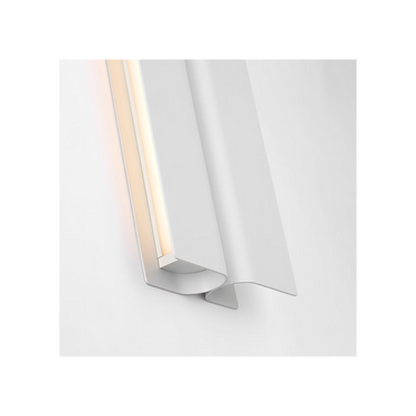 Cloak 18 folded-metal vanity light seen in its natural habitat