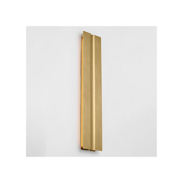 Cloak 24 inch LED vanity light in hand rubbed antique brass by Visual Comfort