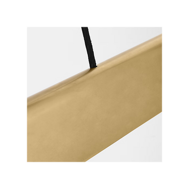 Visual Comfort Cloak 60 chandelier in Hand Rubbed Antique Brass finish contemporary interior lighting