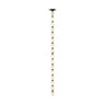 Collier 48 Alabaster Pendant – Customizable LED Fixture for Dining & Commercial Use, Bronze