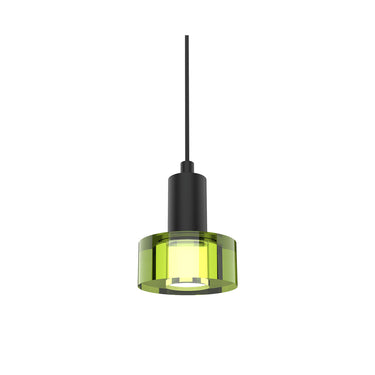 Colorful blue LED pendant lighting for commercial interiors