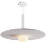 Adjustable Combi pendant light featuring acoustic panel and energy-efficient LED lighting