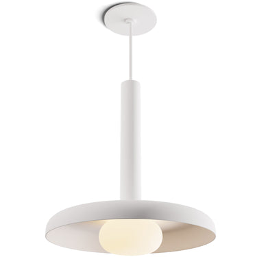 Customizable Combi LED pendant with decorative Frost White glass accessory
