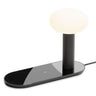 Combi Table Lamp by Koncept with integrated LED and wireless Qi charging pad for office or bedside