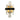 Combrocollia Crystal LED Wall Sconce - Black & Brass Glam
