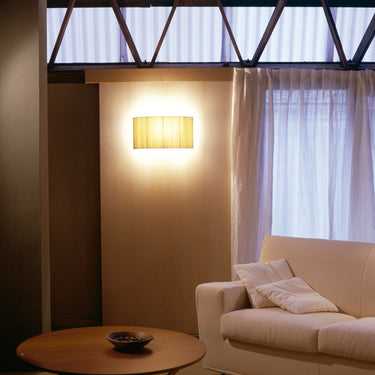 Santa & Cole Comodin wall light in Natural Ribbon finish for contemporary residential spaces
