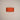 Minimalist rectangular wall lamp with handcrafted Red-Amber Ribbon shade and chrome-plated frame