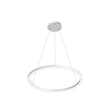 Large Suspended LED Ring Light – BlackJack Compass Pendant for Open Spaces