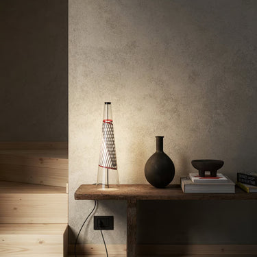 Cono di Luce Italian designer glass LED table lamp by Lodes